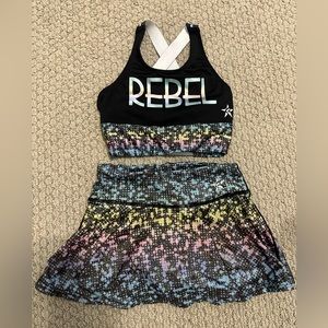 YS Rebel Athletics Set sports bra and skort